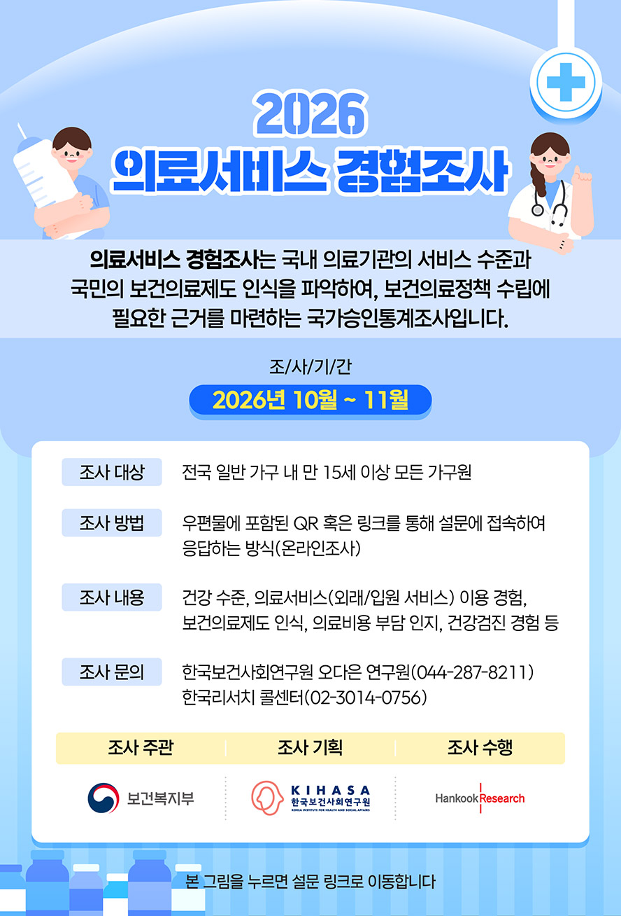 2026년 의료서비스 경험조사